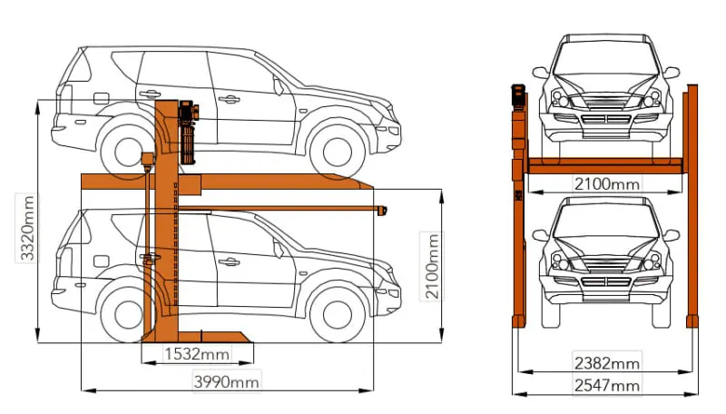 Bản vẽ chi tiết cầu nâng đỗ xe gia đình Mutrade hydropark-1127